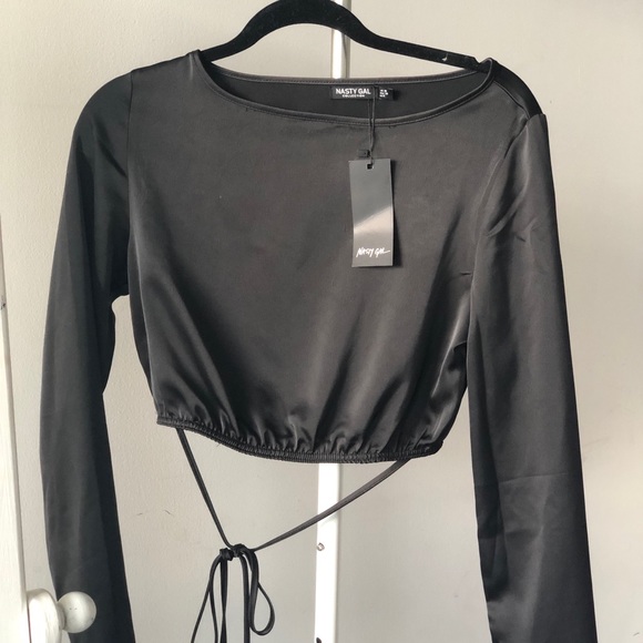 Nasty Gal Tie up top - Picture 2 of 4